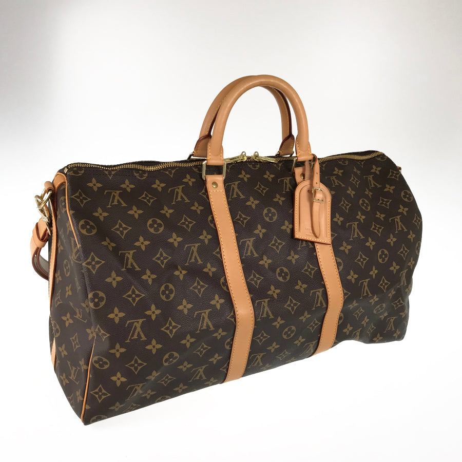 LOUIS VUITTON Monogram Keepall Bandouliere 50 M41416 Boston bag