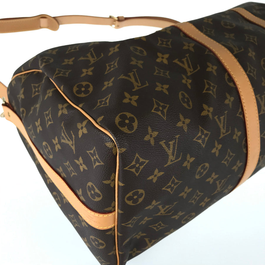 LOUIS VUITTON Monogram Keepall Bandouliere 50 M41416 Boston bag