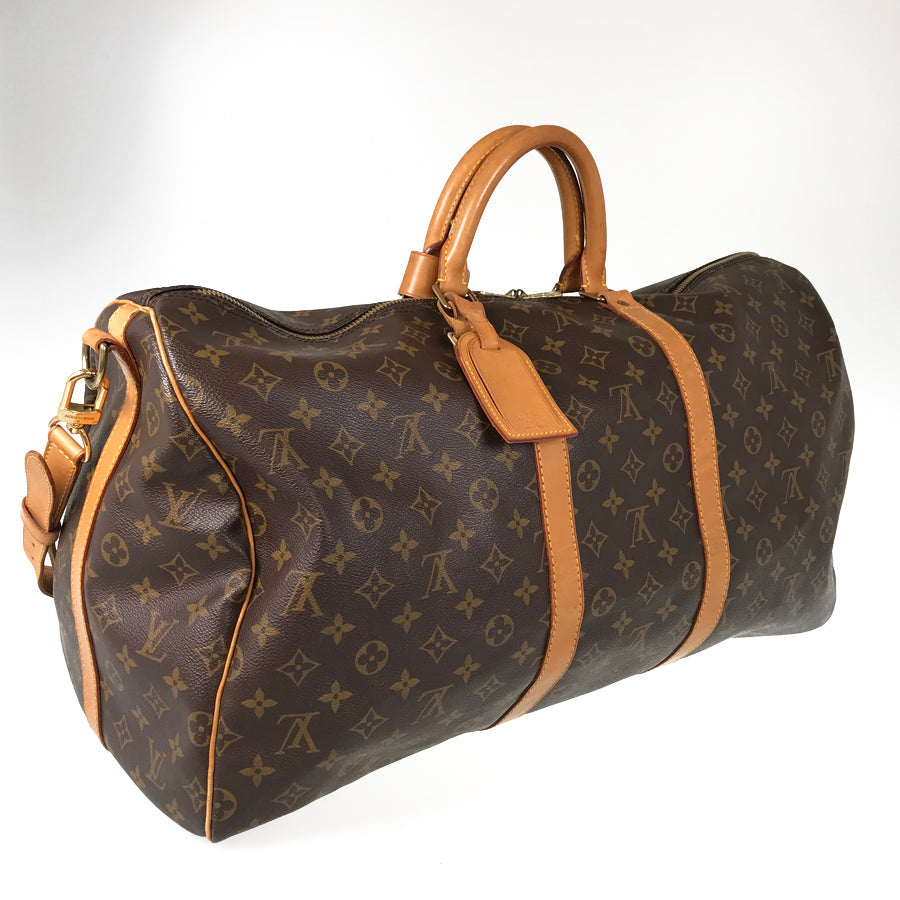 LOUIS VUITTON Monogram Keepall Bandouliere 55 M41414 Boston bag
