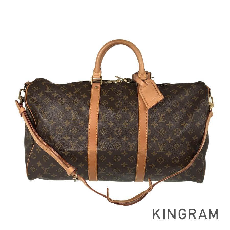 LOUIS VUITTON Monogram Keepall Bandouliere 50 M41416 Boston bag
