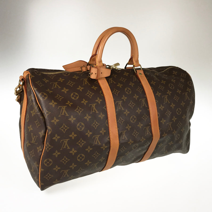 LOUIS VUITTON Monogram Keepall Bandouliere 50 M41416 Boston bag