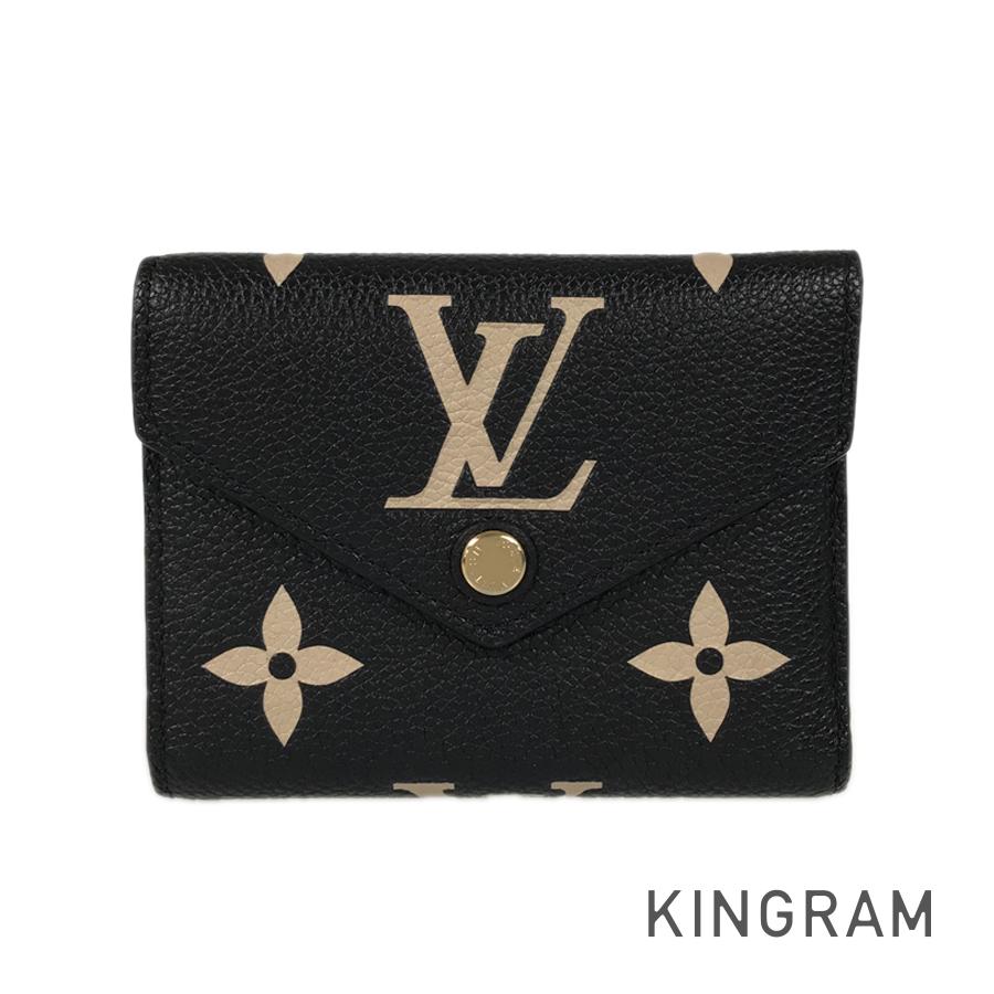 LOUIS VUITTON Monogram Empreinte Portefeuille Victorine M80968 Trifold wallet