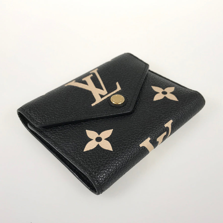 LOUIS VUITTON Monogram Empreinte Portefeuille Victorine M80968 Trifold wallet