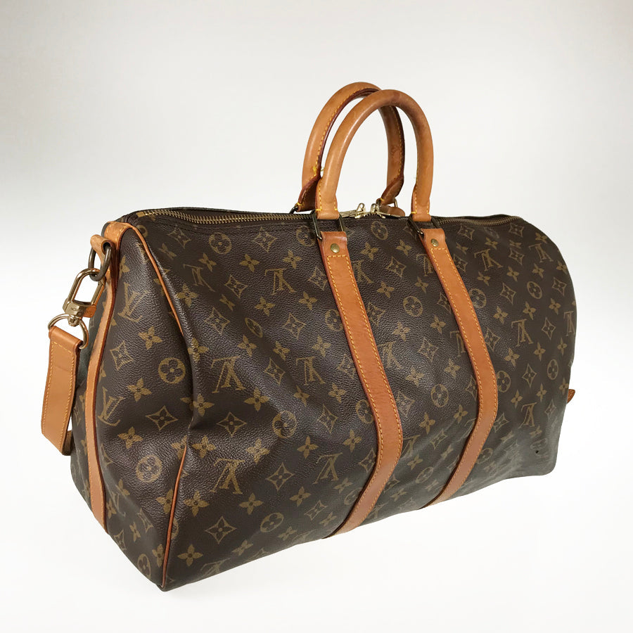 LOUIS VUITTON Monogram Keepall Bandouliere 45 M41418 Boston bag