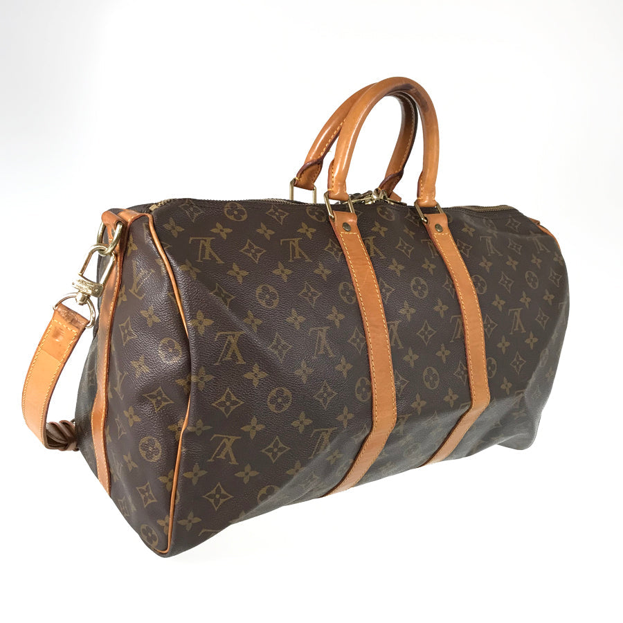 LOUIS VUITTON Monogram Keepall Bandouliere 45 M41418 Boston bag