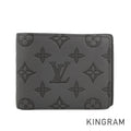 LOUIS VUITTON Monogram Shadow Portefeuille Multiple M81383 Billfold
