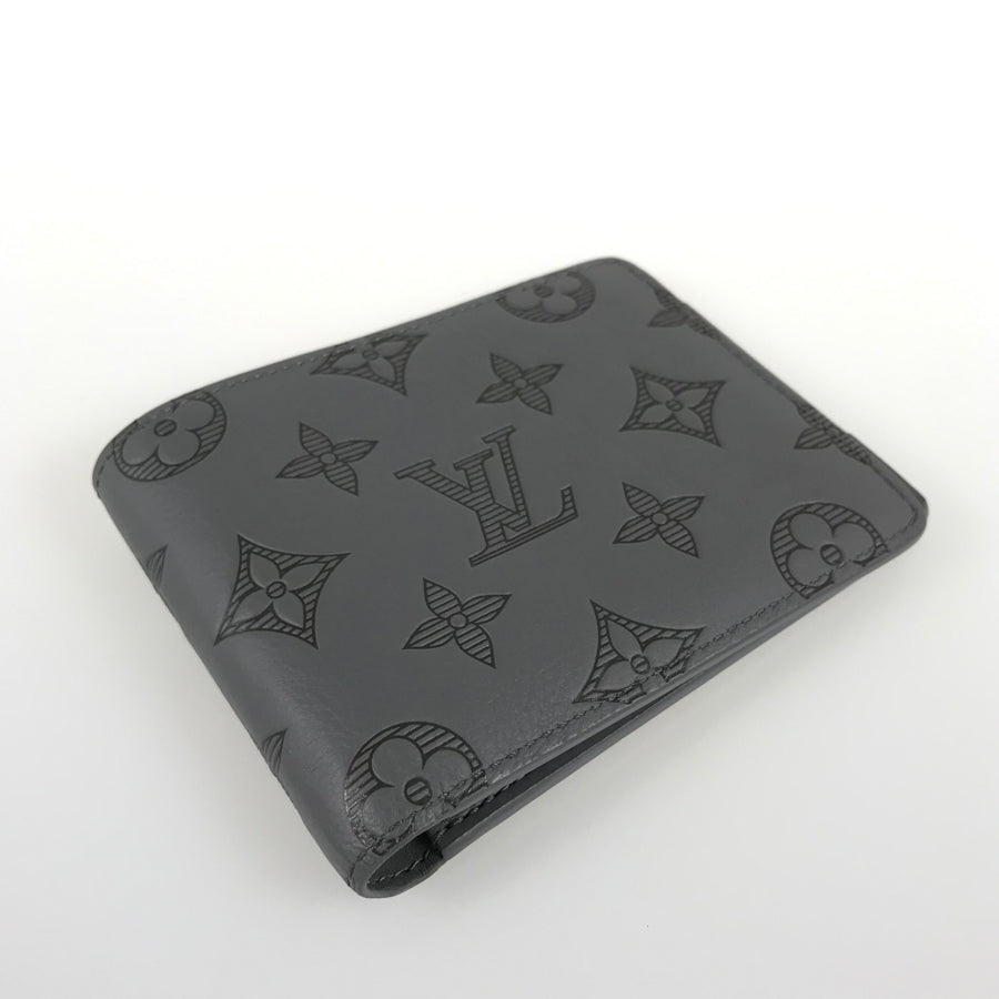 LOUIS VUITTON Monogram Shadow Portefeuille Multiple M81383 Billfold