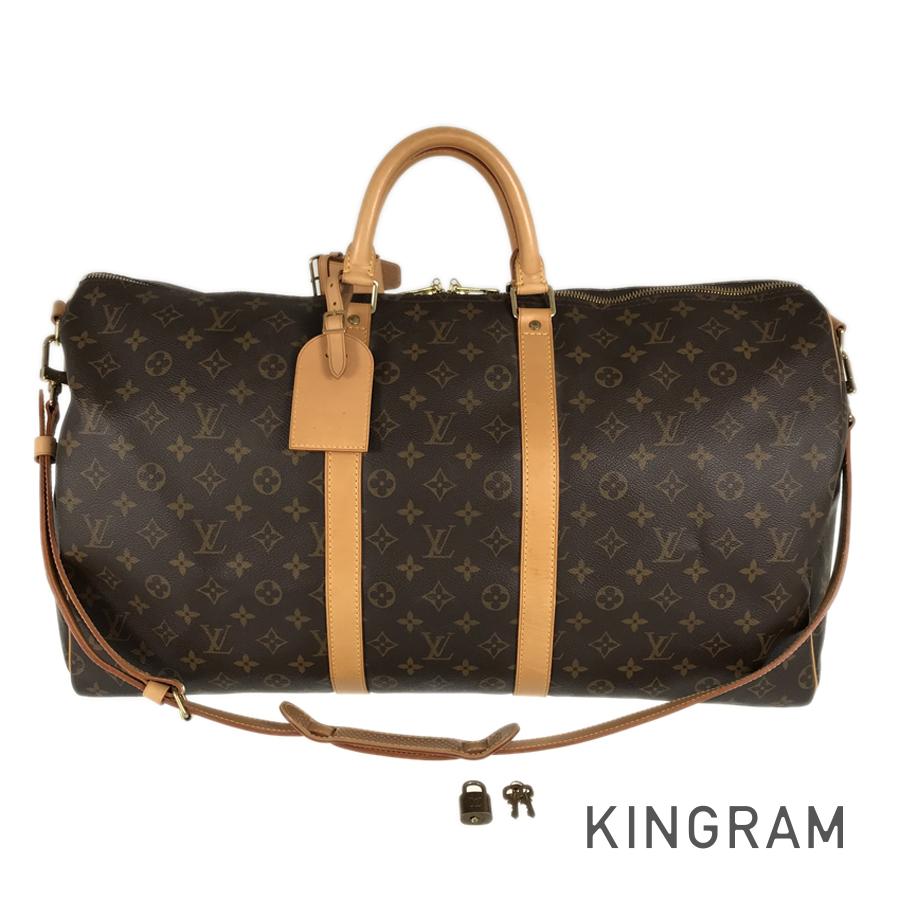LOUIS VUITTON Monogram Keepall Bandouliere 55 M41414 Boston bag