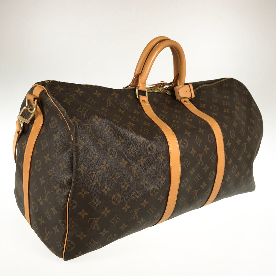 LOUIS VUITTON Monogram Keepall Bandouliere 55 M41414 Boston bag