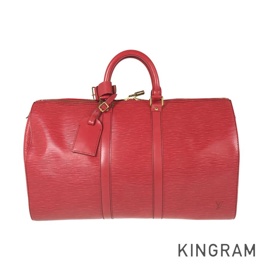 LOUIS VUITTON epi keepall 45 M42977 Boston bag
