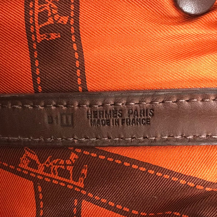 HERMES Garden party TPM □I stamped 2005 with Twilly Tote Bag