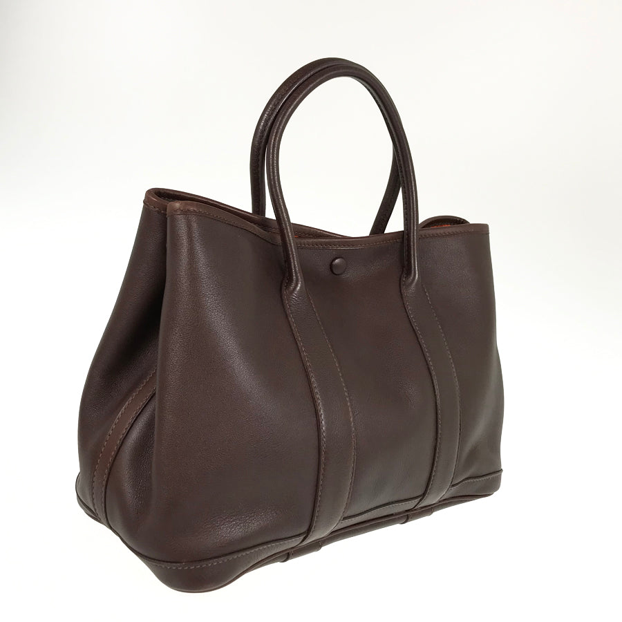 HERMES Garden party TPM □I stamped 2005 with Twilly Tote Bag