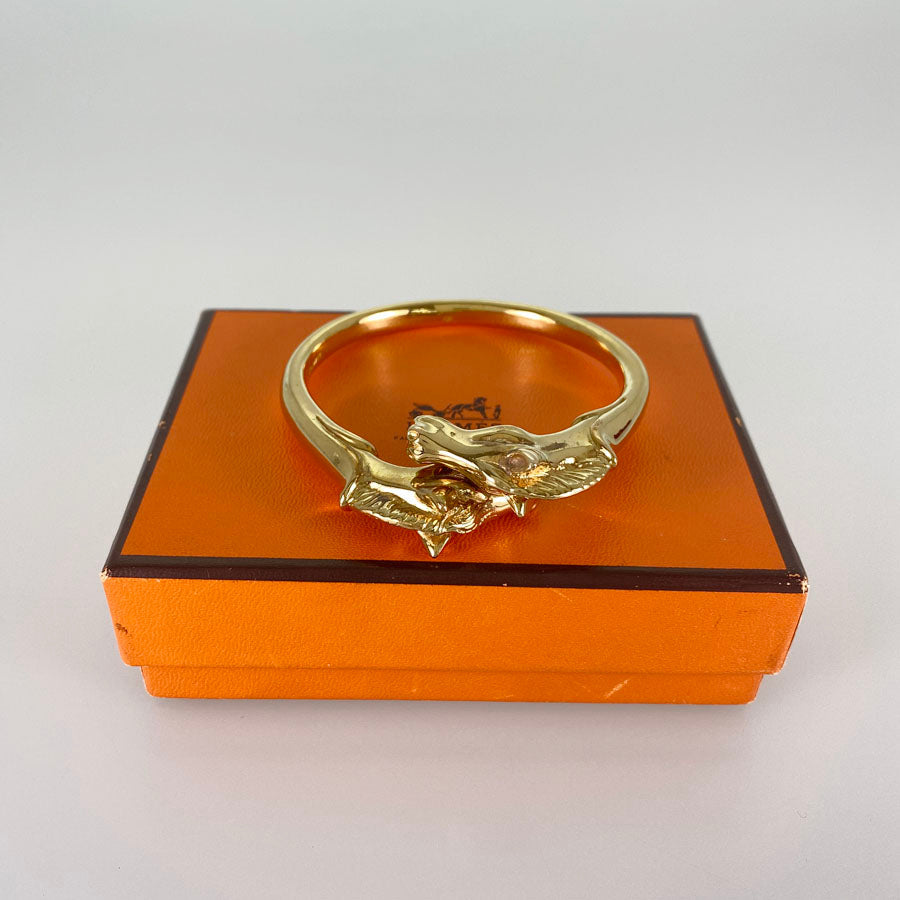 HERMES Cheval Horse Bangle