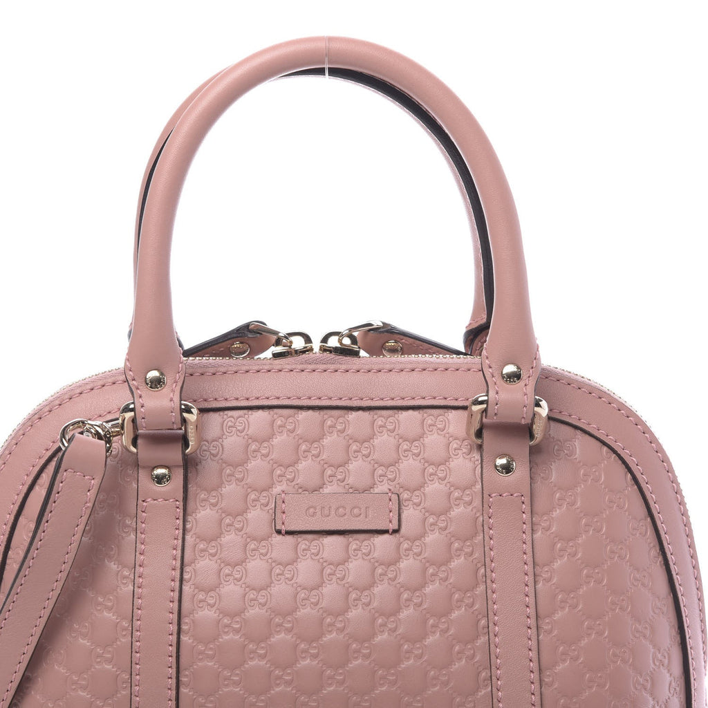 Gucci Pink Guccissima Mini Dome Satchel