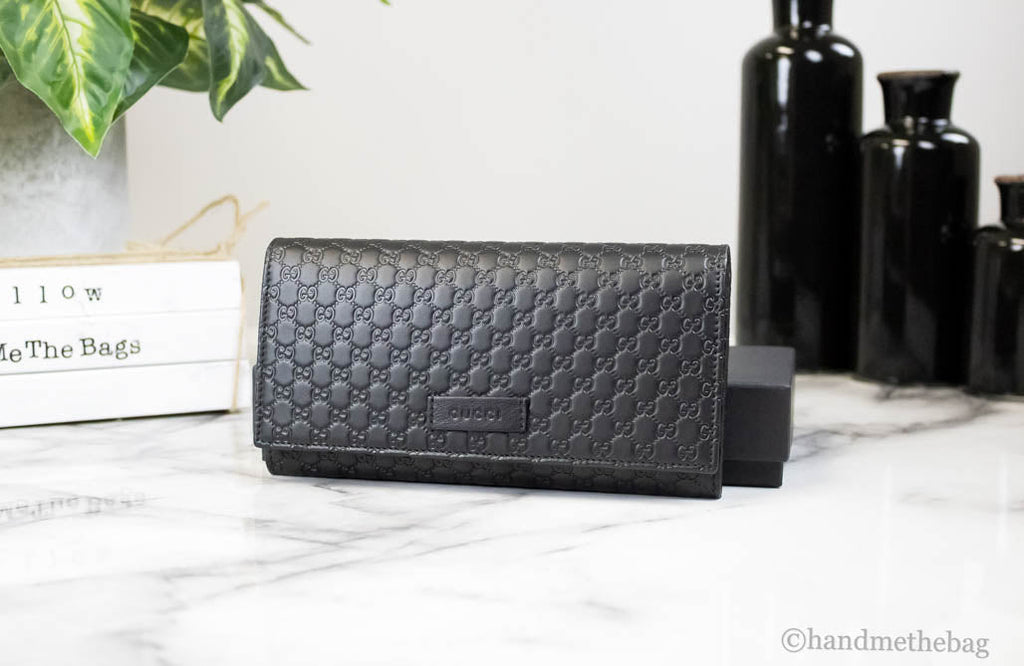 Gucci Microguccissima Monogram Logo Soft Margaux Leather Trifold Wallet