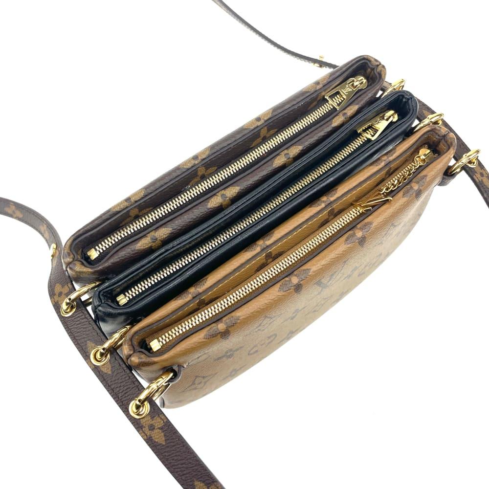 LOUIS VUITTON Reverse Lambskin LV 3 Pouch