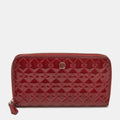 FENDI Red Patent Leather licious Continental Wallet