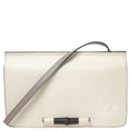 Gucci Off-white Leather Lady Bamboo Flap Bag