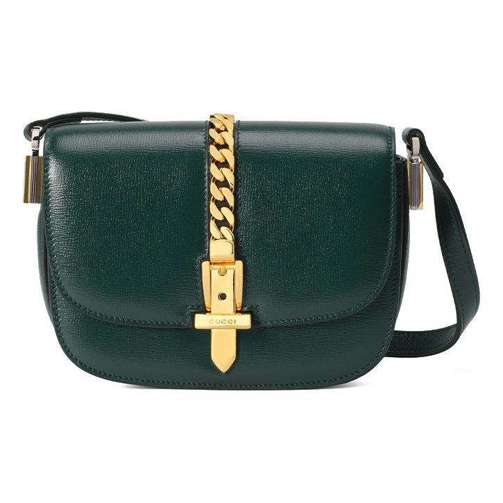 (WMNS) GUCCI Sylvie 1969Series Shoulder Bag Mini Green 615965-1DB0X-3020