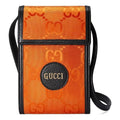 GUCCI Off The Grid OTG Environmental Friendly Series Logo Leather Logo Nylon Shoulder Messenger Bag Mini Unisex / Orange / Black 625599-H9HAN-7560