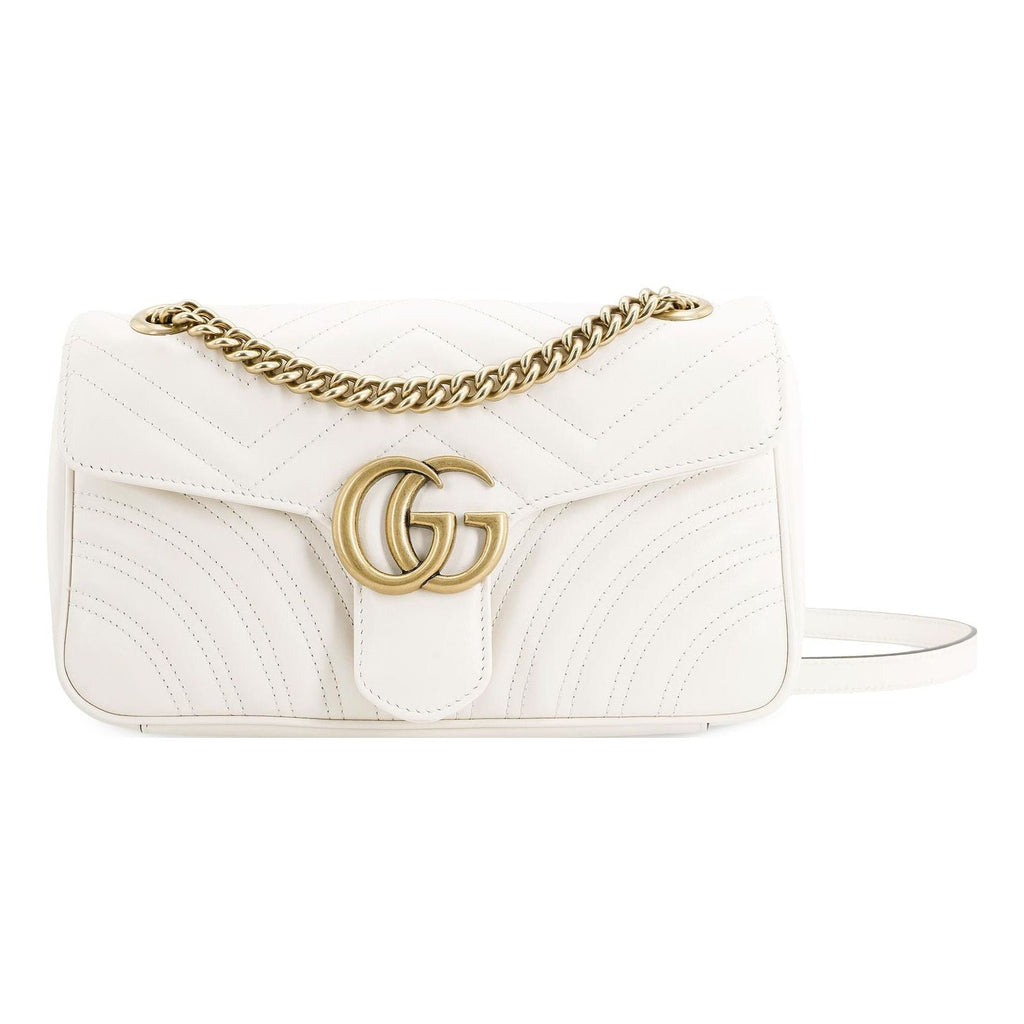 (WMNS) GUCCI GG Marmont Small-Sized Single-Shoulder Bag White 443497-DTDIT-9022
