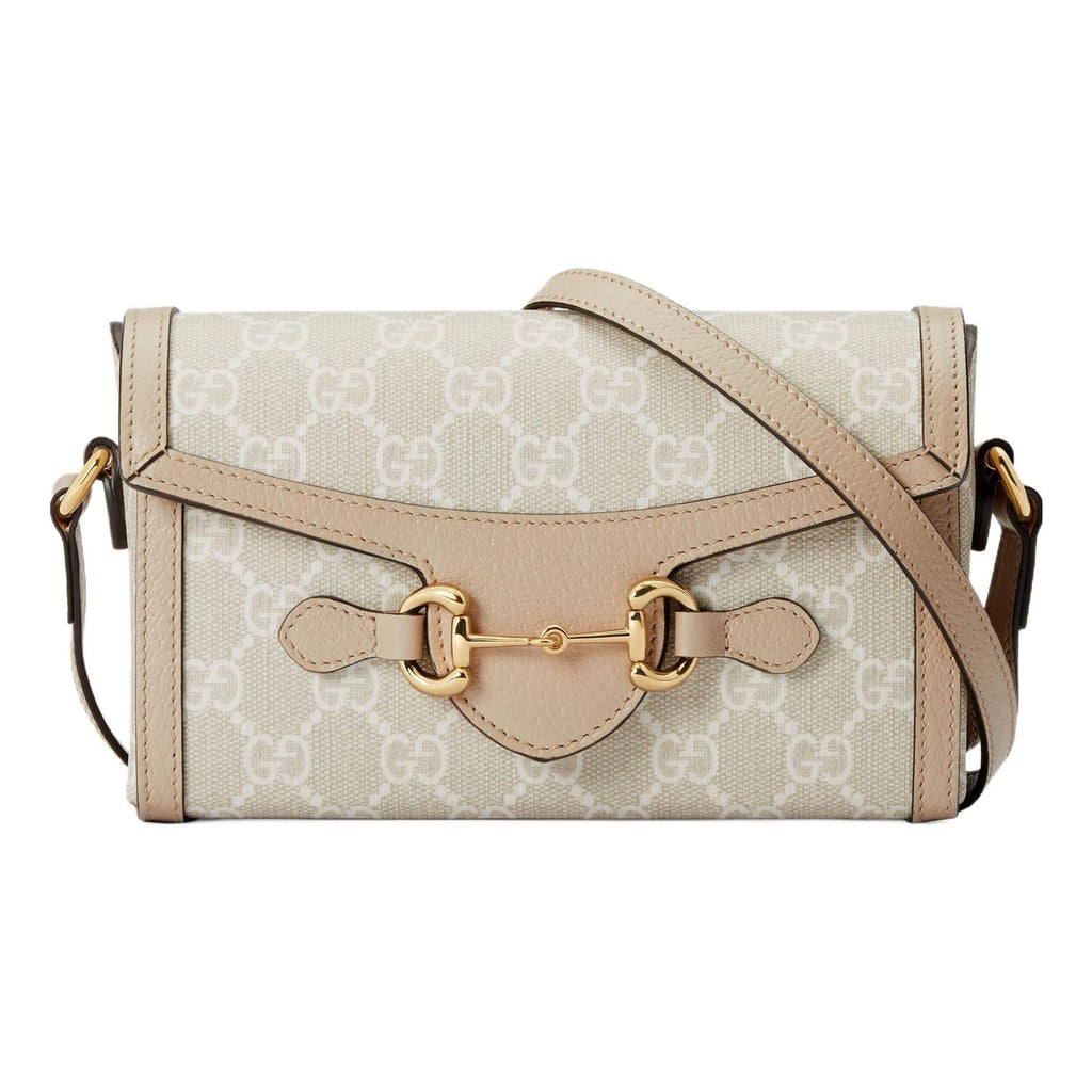 GUCCI Horsebit 1955 mini 'Khaki' 699296-UULBG-9683
