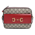 (WMNS) GUCCI Classic Buckle1955 Camera Bag Metallic Chains Vintage Gold Button Shoulder Bag Small Red 645454-92TCG-8561
