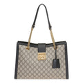 (WMNS) GUCCI GG Padlock Series Single-Shoulder Bag Middle-Size Creamy/Brown 479197-KHNKG-9769