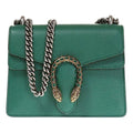 (WMNS) GUCCI Dionysus Tiger Head Leather Chain Shoulder Messenger Bag Mini Green Classic 421970-CAOGX-3120