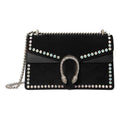 (WMNS) GUCCI Dionysus Series Leather Snake Decoration Single Shoulder Bag Black 400249-CXZFN-8143