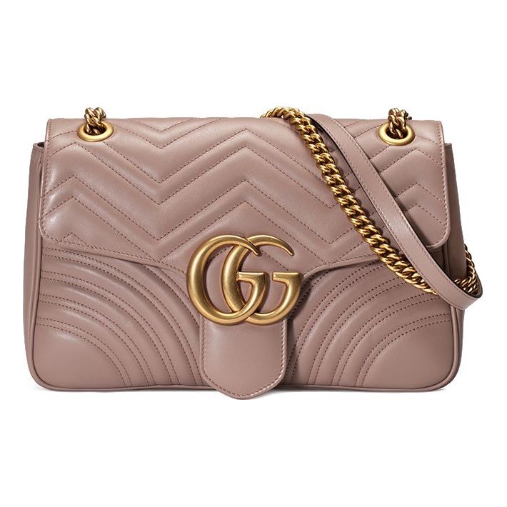(WMNS) GUCCI GG Marmont Series Bag Middle-Size Pink 443496-DTDIT-5729