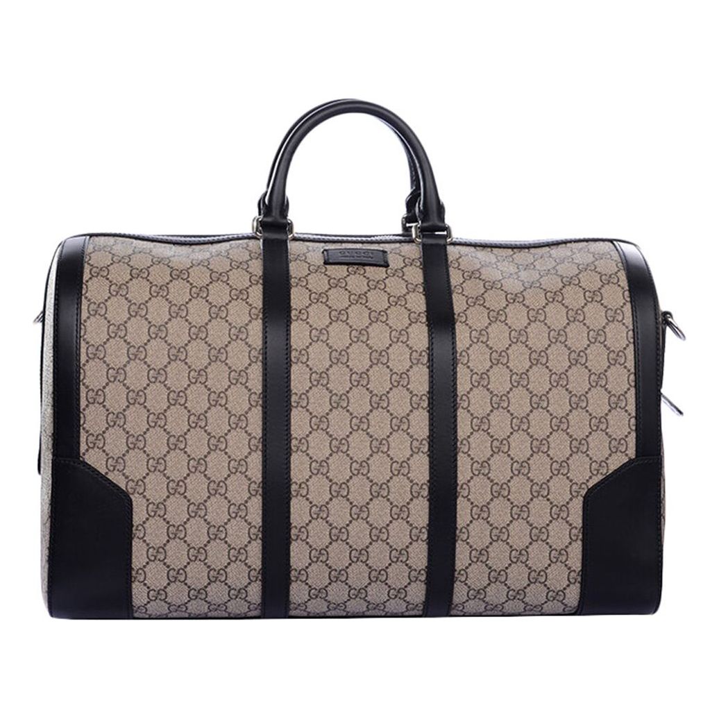 GUCCI Logo Canvas Large Capacity travel handbag Unisex / / Black 406380-KHN7N-9772