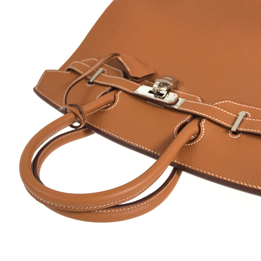 HERMES □I carved seal SilverHardware made in 2005 Handbag