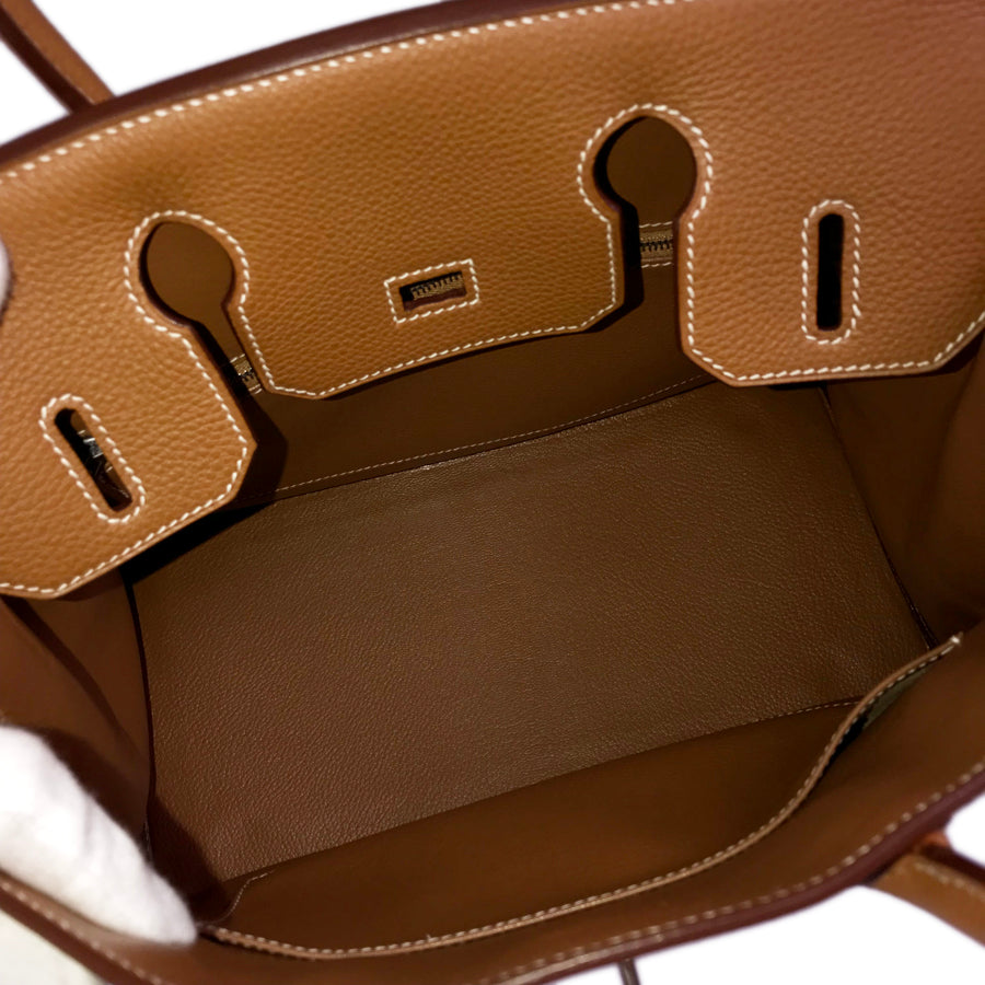 HERMES □I carved seal SilverHardware made in 2005 Handbag