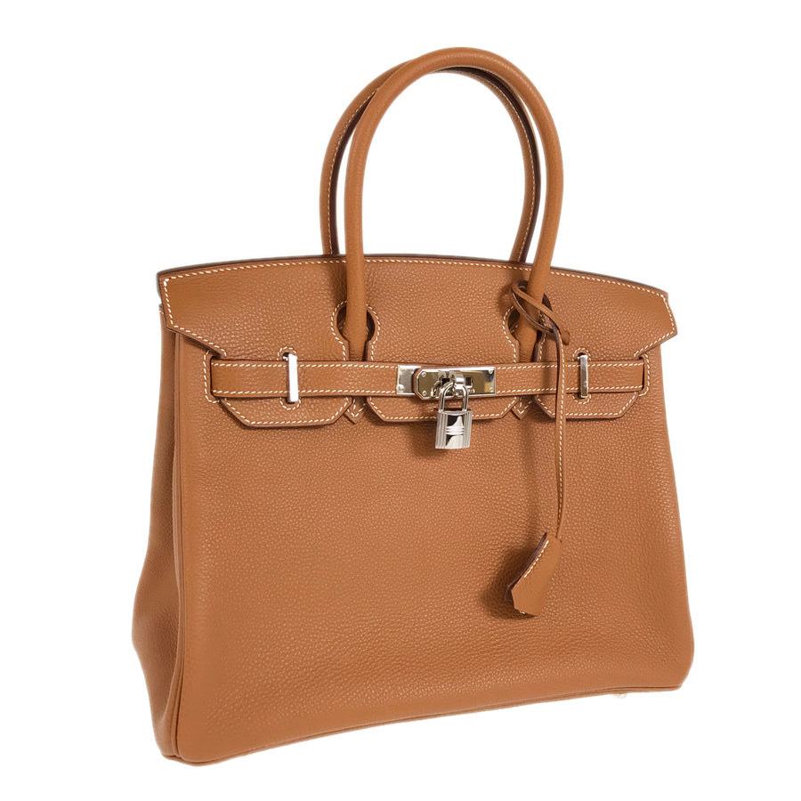 HERMES □I carved seal SilverHardware made in 2005 Handbag