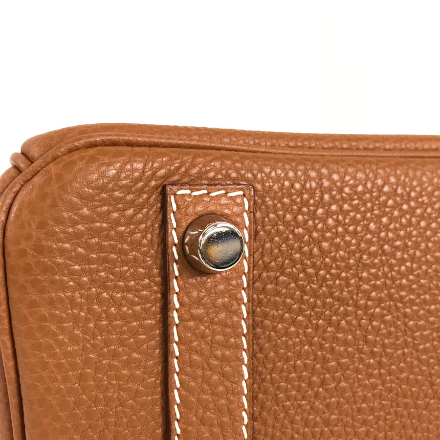 HERMES □I carved seal SilverHardware made in 2005 Handbag