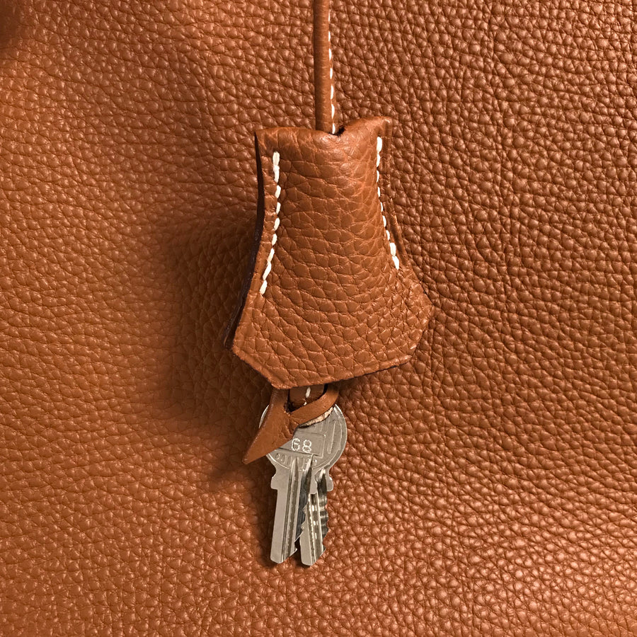 HERMES □I carved seal SilverHardware made in 2005 Handbag