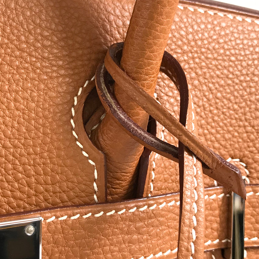 HERMES □I carved seal SilverHardware made in 2005 Handbag