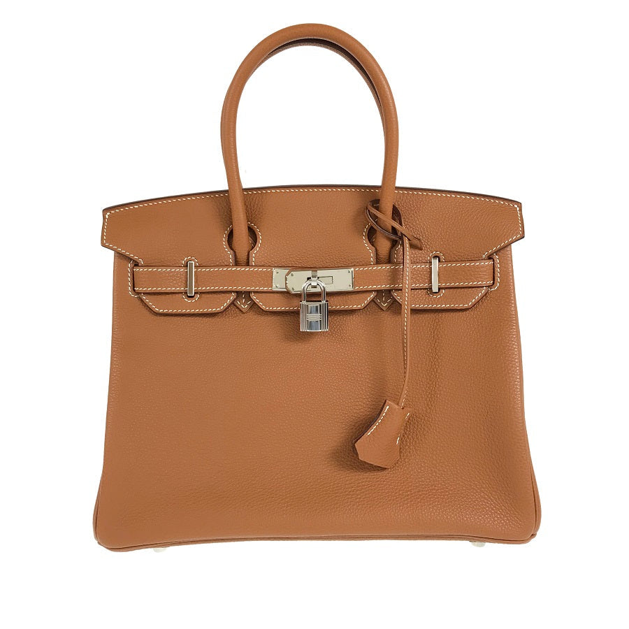 HERMES □I carved seal SilverHardware made in 2005 Handbag