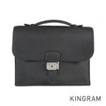 HERMES Sac Adepeche 27 □N engraved SilverHardware made in 2010 Briefcase