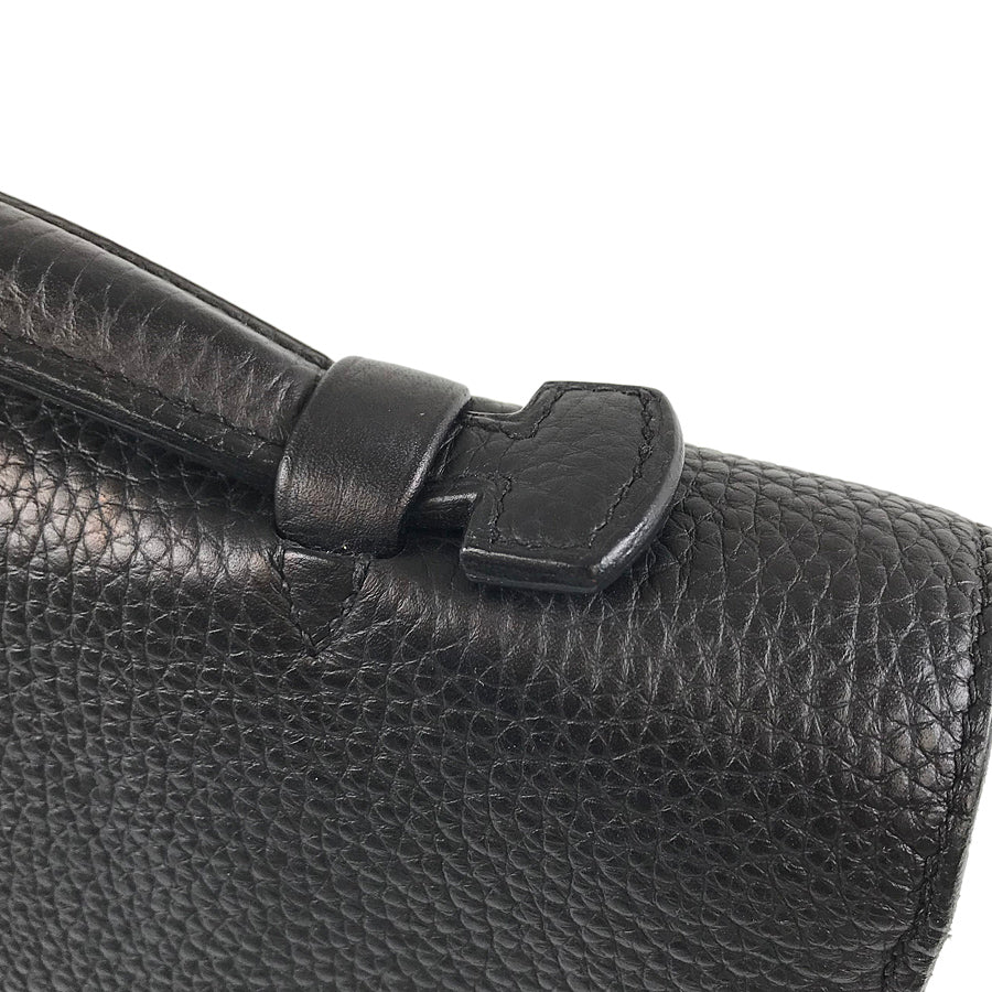 HERMES Sac Adepeche 27 □N engraved SilverHardware made in 2010 Briefcase