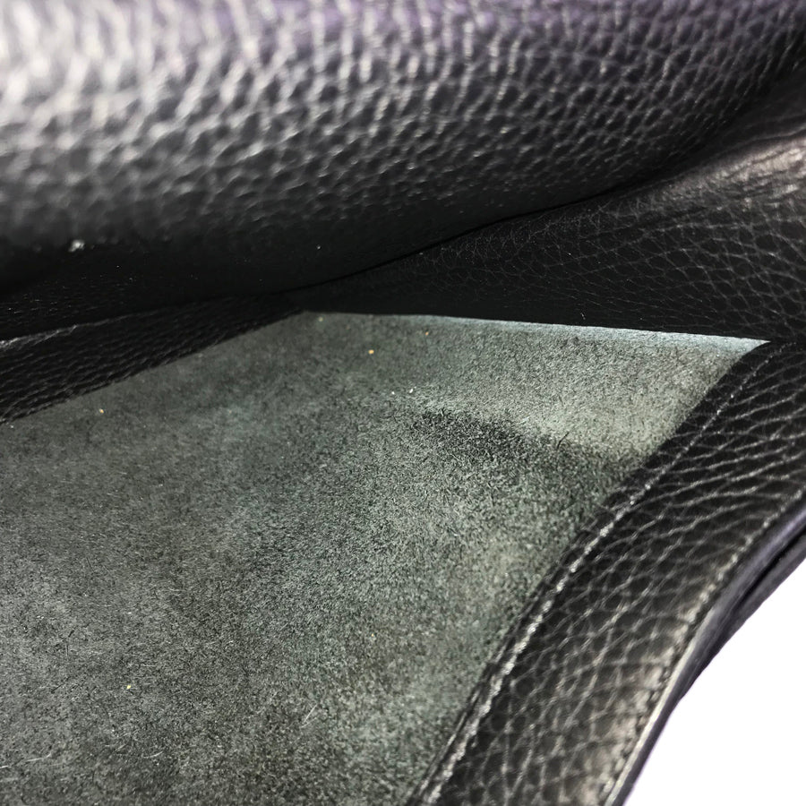 HERMES Sac Adepeche 27 □N engraved SilverHardware made in 2010 Briefcase
