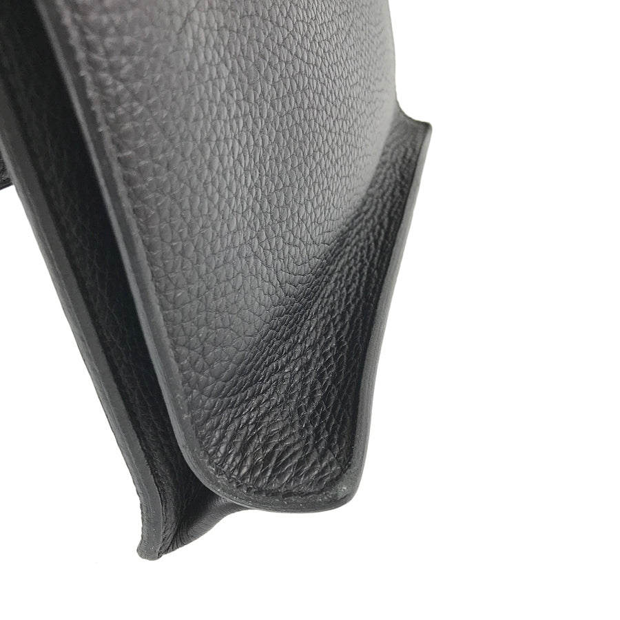 HERMES Sac Adepeche 27 □N engraved SilverHardware made in 2010 Briefcase