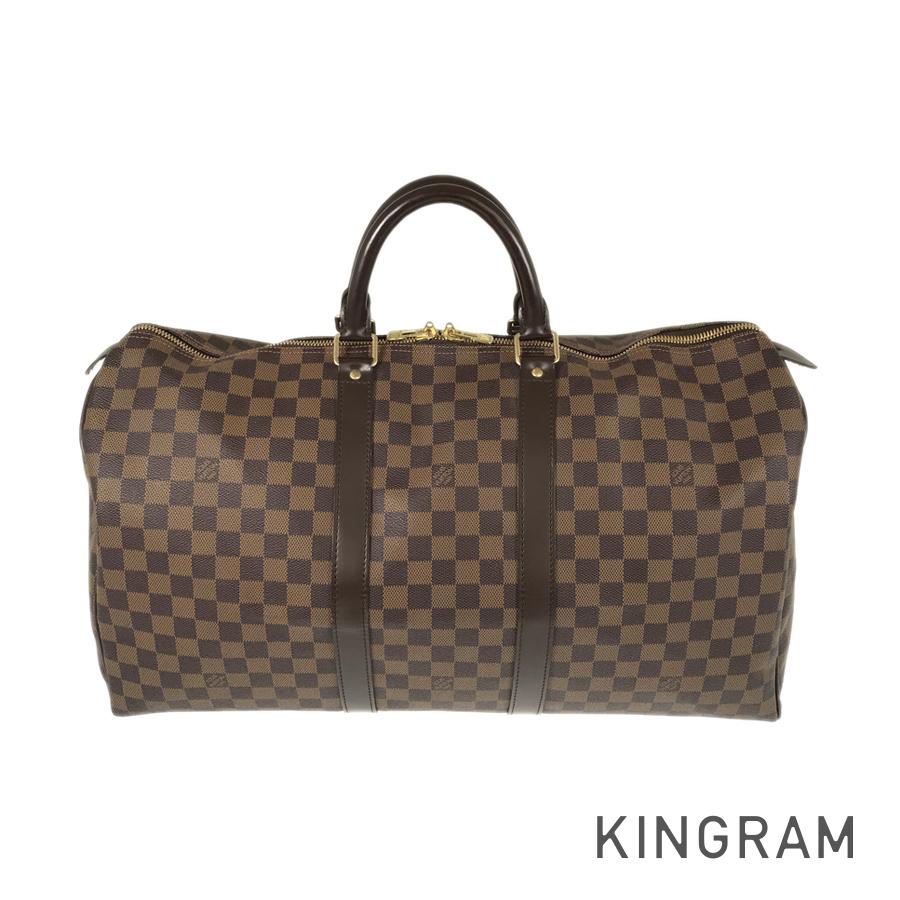 LOUIS VUITTON damier keepall50 Boston bag