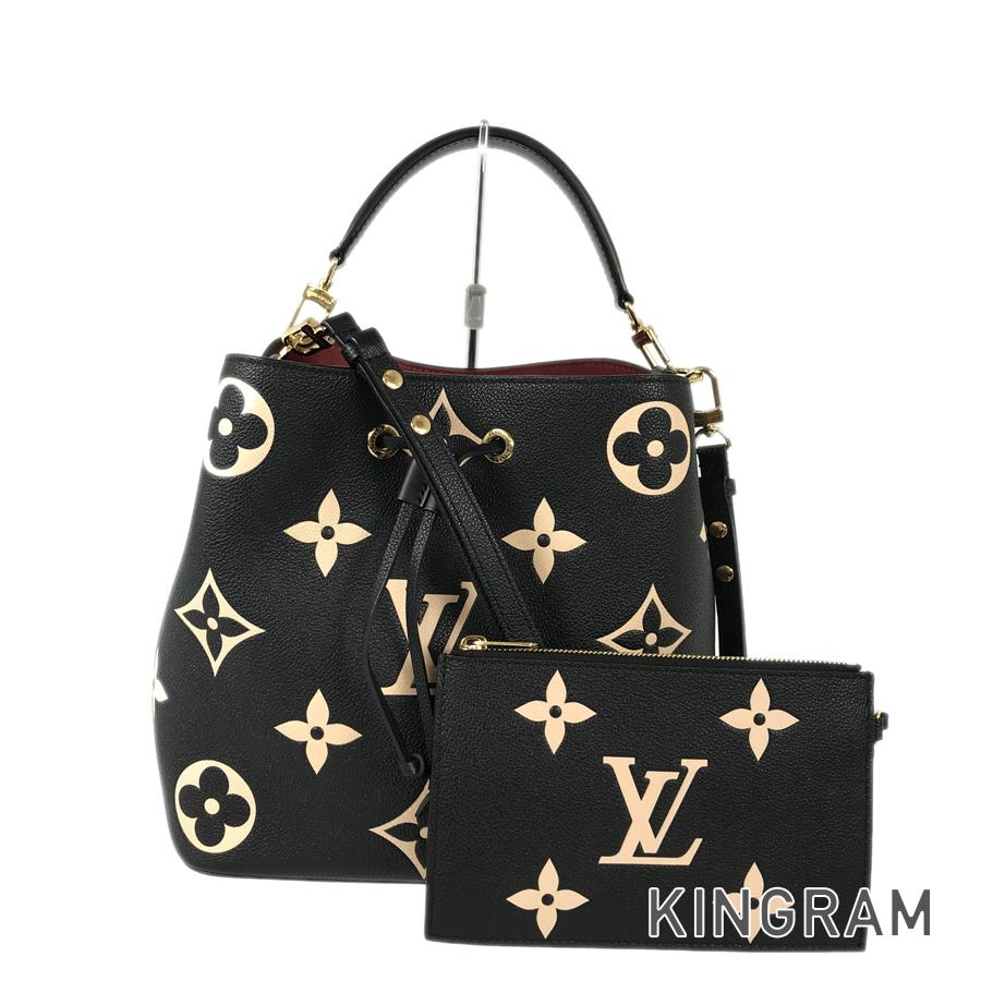 LOUIS VUITTON Bicolor Monogram Empreinte Neo Noe MM M45497 Hand bag