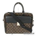 LOUIS VUITTON Monogram Macassar Soft Briefcase M56719 Briefcase