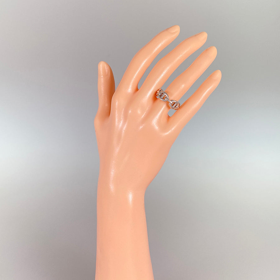 HERMES Chaine d'Ancre Enchene PM Ring