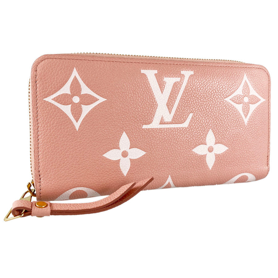 LOUIS VUITTON Monogram Empreinte Bicolor Zippy Wallet M81645 Long wallet Round zipper