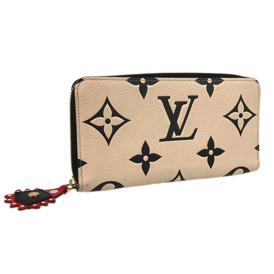 LOUIS VUITTON Implant LV Crafty Monogram Zippy Wallet M69727 Long wallet Round zipper