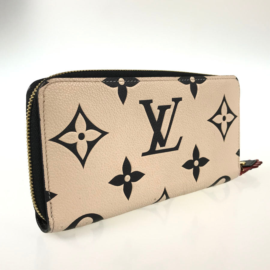 LOUIS VUITTON Implant LV Crafty Monogram Zippy Wallet M69727 Long wallet Round zipper